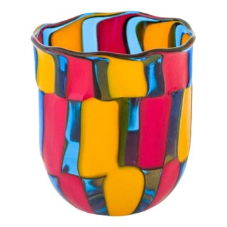 Handmade Redentore Series Drinking Glasses in Murano Glass by Angelo Ballarin, Set of 6 For Sale