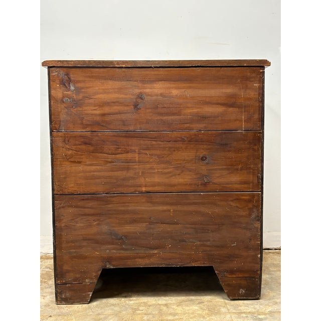 Antique English Oak Chest of Drawers For Sale - Image 9 of 11