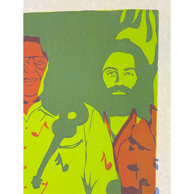 Screenprint on paper by New York abstract expressionist painter Richard Snyder (1951-2021). Signed lower right. Combined...