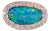 1.93cts, 13x6.6mm Boulder Opal With Diamond Halo Ring in Solid 14k Gold, Size 6.75 For Sale
