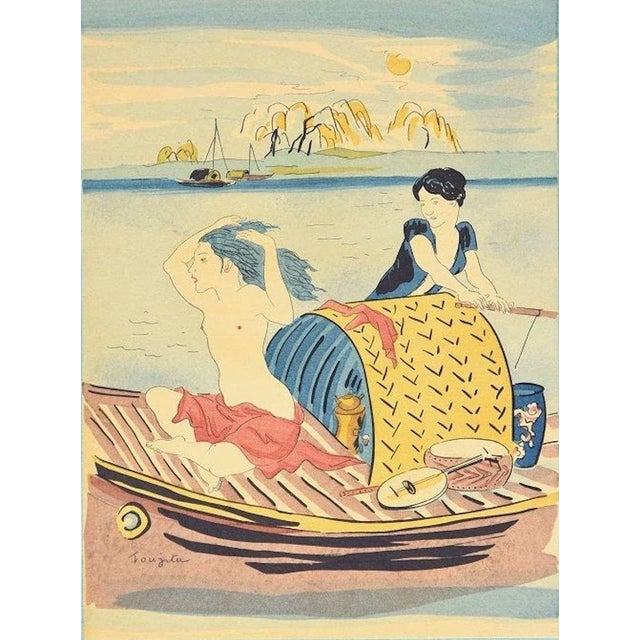 Propos d'un Intoxiqué - Lithograph after L.T. Foujita - 1928 1928 For Sale - Image 3 of 3