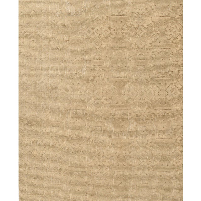 Vintage Spanish Tan Rug 7ft X 9ft 2in For Sale - Image 4 of 6