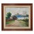 Joana, Landscape with House and Lake, Oil on Canvas, Framed For Sale - Image 9 of 9