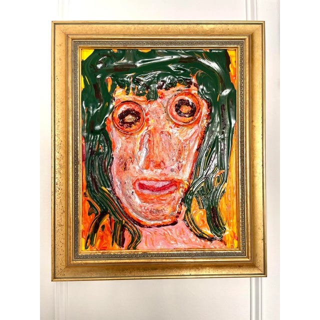 Vintage Figurative Framed Painting by Lee Berger For Sale - Image 13 of 13