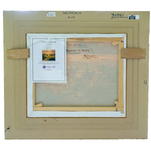 Late 20th Century Salvador Caballero - Troop Assembly (Colección Ejercitas Reunión De Tropas), Oil on Canvas For Sale In Washington DC - Image 6 of 6