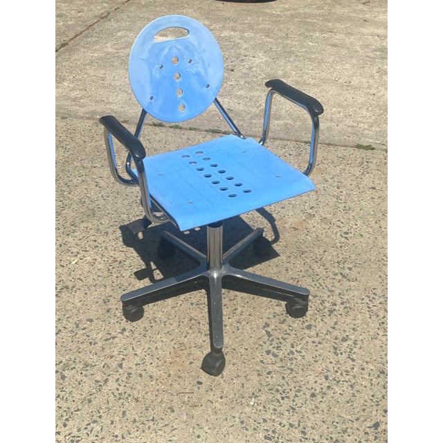 1980s Vintage Italian Postmodern Charlie Swivel Chair by Carlo Bimbi & Nilo Gioacchini for Segis For Sale - Image 10 of 10