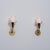 Italian Brass, Black Metal and Opaline Glass Wall Sconces, 1950s, Set of 2 For Sale - Image 10 of 11