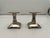 Art Deco Nickel-Plated Bronze Candlesticks, France, 1930, Set of 2 For Sale - Image 10 of 12