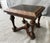 Traditional Bernhardt Side Table With Decorated Top and Wooden Base For Sale - Image 3 of 9