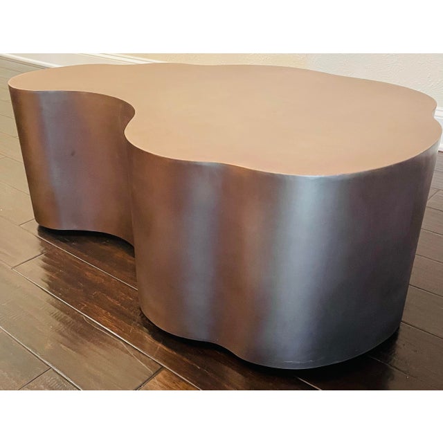 2020s Arteriors "Meadow" Organic Iron Coffee Table - Antique Brass For Sale - Image 5 of 10