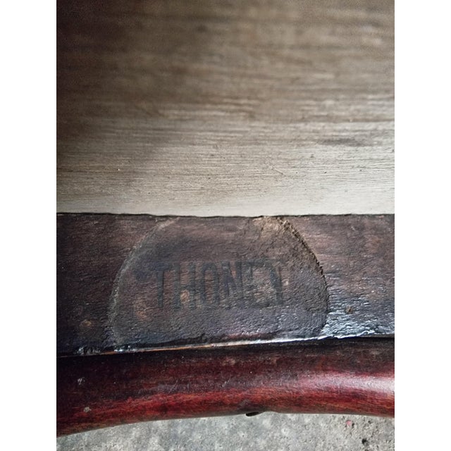 Antique French Bistro Chairs from Thonet, 1920, Set of 4 For Sale - Image 17 of 18