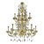 Ornate Imperial Venetian Chandelier with Gold Curled Murano Glass by Simoeng for Simoeng For Sale - Image 9 of 9