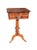 Biedermeier Biedermeier Flame Mahogany Pedestal 2-Drawer Side Table / Sewing Table C. 1840 For Sale - Image 3 of 10