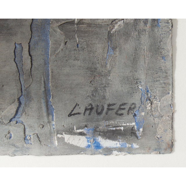 1990 “Structure Series #15” Mixed Media Painting by Susan Laufer For Sale - Image 4 of 9