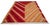 1980s Modern Geometric Handmade Turkish Rug Kilim Chevron Oushak - 7x10 Ft Approx For Sale - Image 5 of 14
