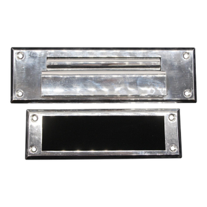 Modern 8.25 In. Chrome Plated Brass Mail Slot