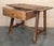 1920s Early 20th Century French Oak Worktable Table with One Drawer, 1920s For Sale - Image 5 of 12