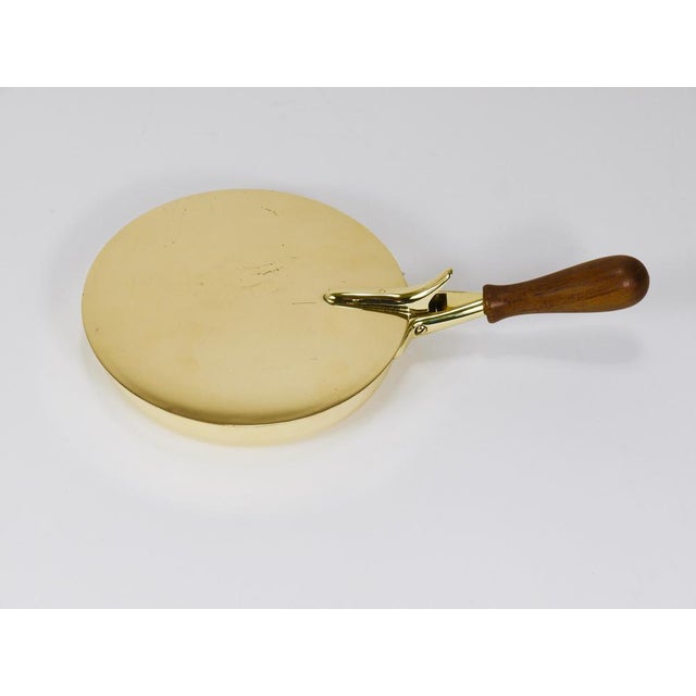 Butler Brass Ashtray with Lid and Handle attributed to Carl Auböck, Vienna, 1950s For Sale - Image 17 of 18