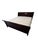 Barbara Barry for Baker Modern Regency Dark Mahogany King Size Sleigh Bed This bed frame measures: 81.25 wide x 99 deep x...