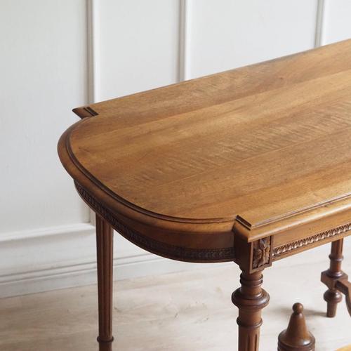 Historicist Console Table with Turned Legs and Central Support, 1900s For Sale - Image 10 of 13