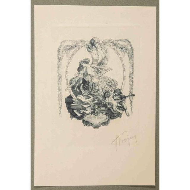 Fraz von Bayros, Bayros-Mappe III, 1913, Photographic Paper For Sale - Image 3 of 3