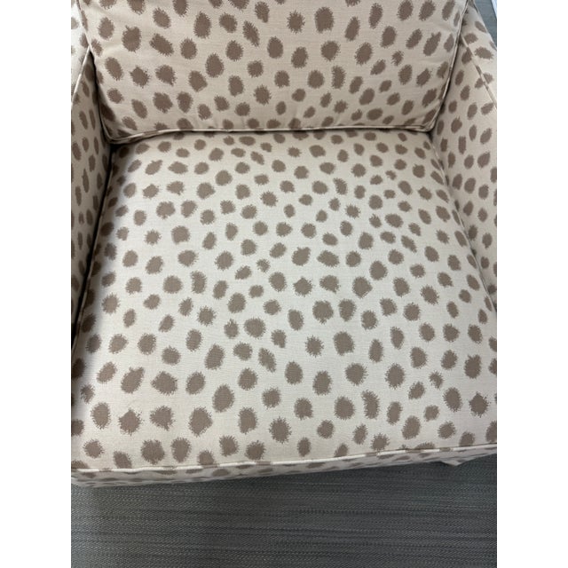 Ivory M T Company Auburn Club Chair With Swivel For Sale - Image 8 of 12