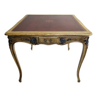French Louis XV Style Games Table, 1890s For Sale