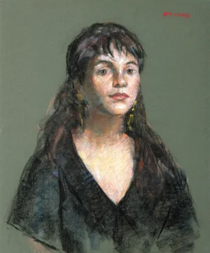 Thomas Strickland Portrait of a Woman - Lourdes 1970