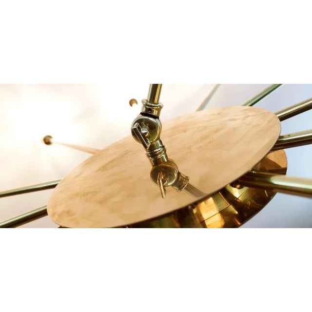 Brass Sputnik Ceiling Lights For Sale - Image 13 of 18