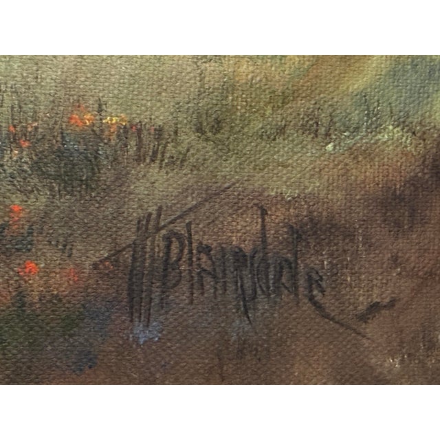 Marie Blairsdale “Mount Diablo” Signed Oil on Canvas Landscape Painting For Sale - Image 11 of 12