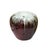 Ceramic Oxblood Red White Drip Marks Round Fountain Pot Display For Sale In San Francisco - Image 6 of 11