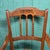 Late 20th Century Wooden Set of Two Chairs With Wicker Seats For Sale - Image 6 of 12