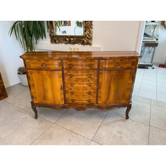 Brown Baroque Brown Sideboard with Drawers For Sale - Image 8 of 10