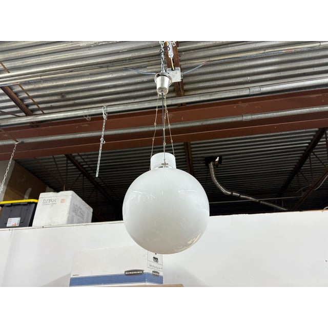 1970s Italian Modern Sphere Pendant For Sale - Image 10 of 11