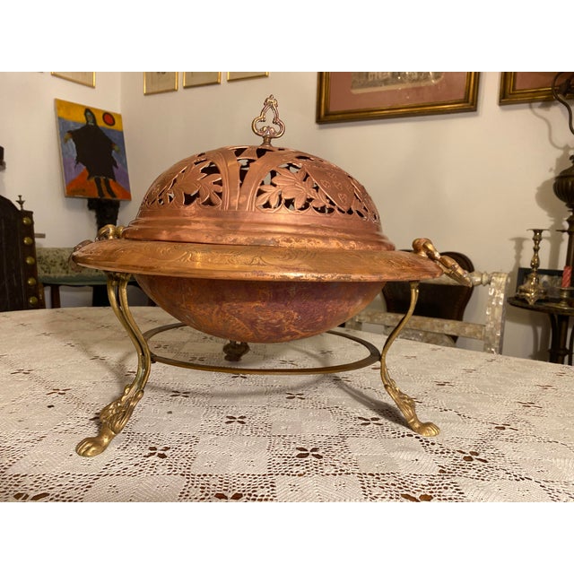 Vintage Copper Brazier, 1890s, Set of 3 For Sale - Image 16 of 18