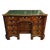 18th Century English Mahogany Serpentine Kneehole Desk, 1760s For Sale