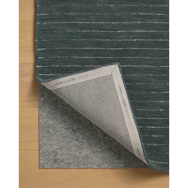 Chris Loves Julia x Loloi Henry Denim / Ivory 9'-3" x 13' Area Rug For Sale In Dallas - Image 6 of 6