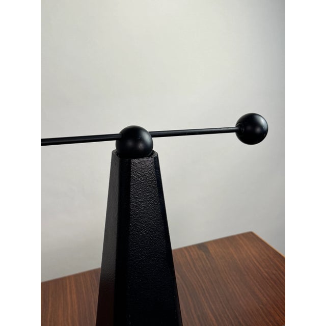 1980s 1980s Rare Pair of Post-Modern Adjustable 'Orbit' Lamps by Ron Rezek For Sale - Image 5 of 11