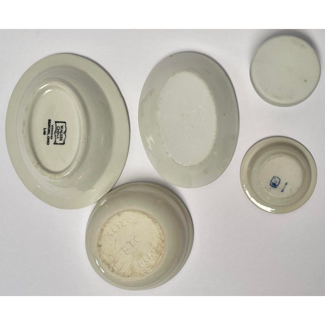1960s Mid-Century Modern White Ironstone Restaurant-Ware - Collection of 29 Pieces For Sale - Image 9 of 9