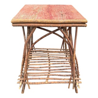 Adirondack Style Twig Table For Sale