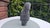 Vintage ceramic ram figurine, 1950s–1960s, dimensions: height 23 cm, width 24.5 cm, depth 9.3 cm.