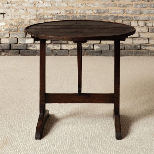 19th Century French Oak Table De Vin (A) For Sale - Image 4 of 10