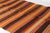 1950s Mid 20th Century Handwoven Striped Boho Area Rug For Sale - Image 5 of 10