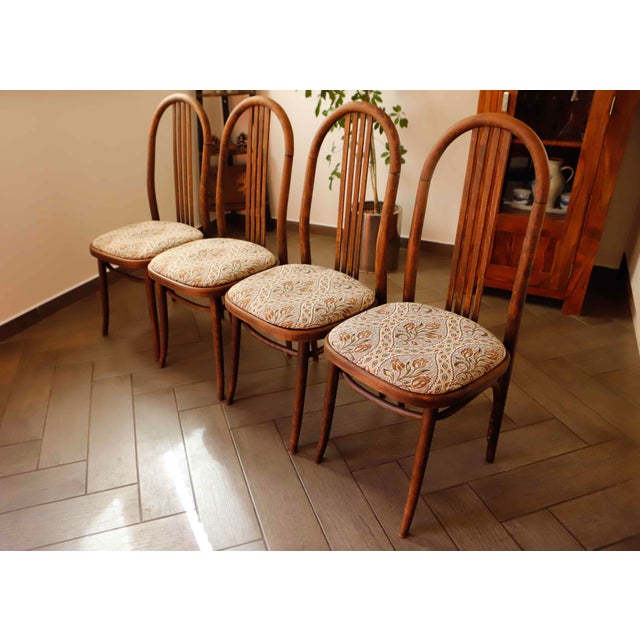 Bentwood Chairs, 1970s, Set of 4 For Sale - Image 12 of 12
