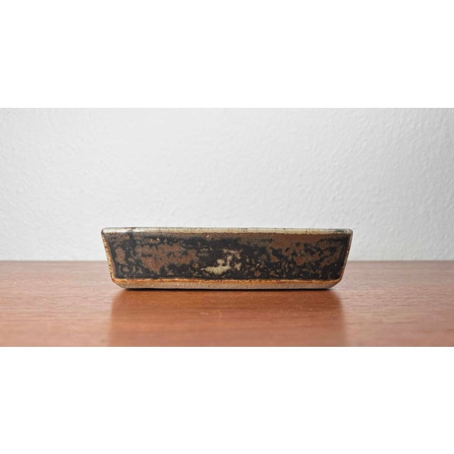 Royal Copenhagen Mid-Century Modern Danish Brutalist Ceramic Bowl by Jorgen Mogensen for Royal Copenhagen, 1960s For Sale - Image 4 of 13