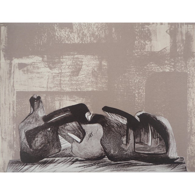 Henry Moore, Elongated Figure, Lithograph For Sale
