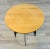 Contemporary Organic Modern Teak and Metal Side Table For Sale - Image 3 of 4