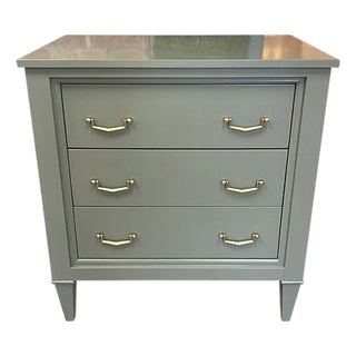 30" Finished Avery Satin 3 Drawer Vintage Dresser For Sale