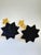 Hollywood Regency 1940s Hollywood Regency Brass Starburst Candle Holders a Pair For Sale - Image 3 of 8