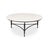 Contemporary Round Minimalist Marble Top Coffee Table For Sale - Image 3 of 12
